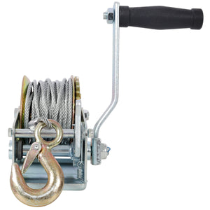 600LBS Hand Winch with 26FT Steel Cable