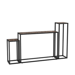 3-Piece Set of Narrow Table