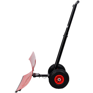 Dual Bar Snow Shovel with Wheels