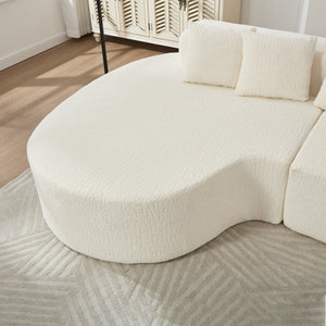 Boneless Couches for Living Room - White