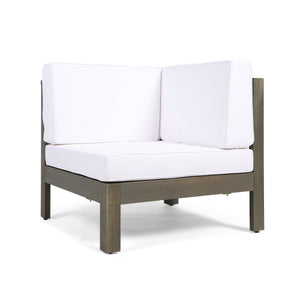 OANA 5-Piece V Shape Sofa Set, White