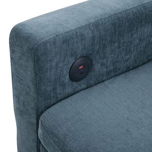 Convertible Sofa Bed Loveseat With Adjustable Backrest And USB Ports