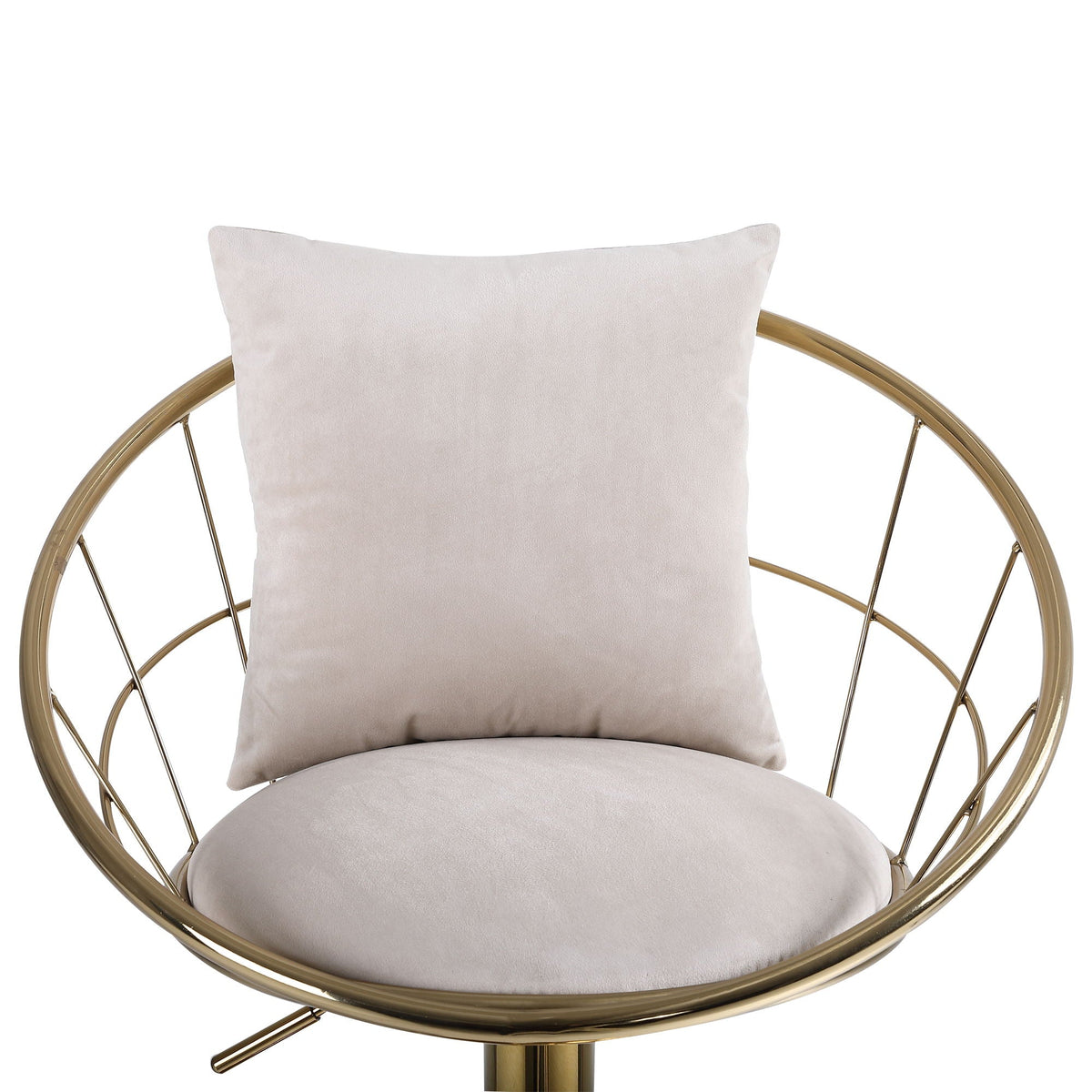 Unique Design Bar Chair, 360 Degree Rotation, Adjustable Height, Suitable For Dining Room And Bar