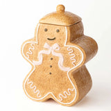PINK BOW GINGERBREAD COOKIE JAR
