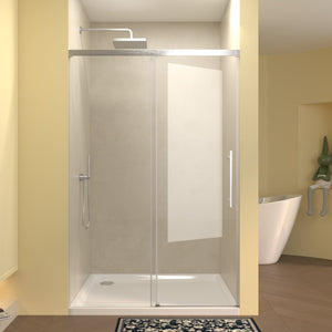 48" Single Sliding Shower Door