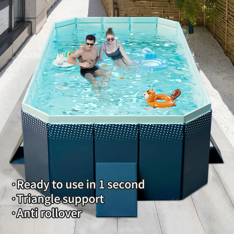 1.6m PVC Folding Pool (Not Inflatable)