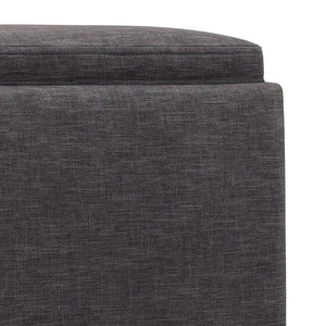 Natasha - Multifunctional Storage Ottoman With Tray