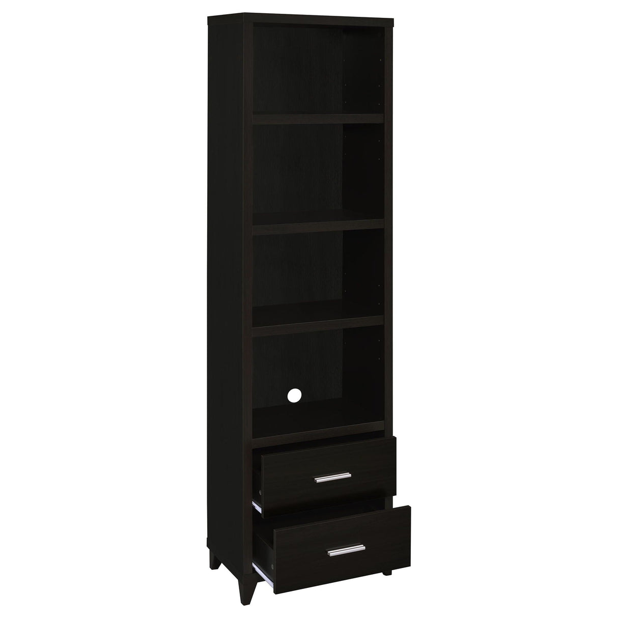 Barnaby - 4 Piece Rectangular Entertainment Center - Cappuccino