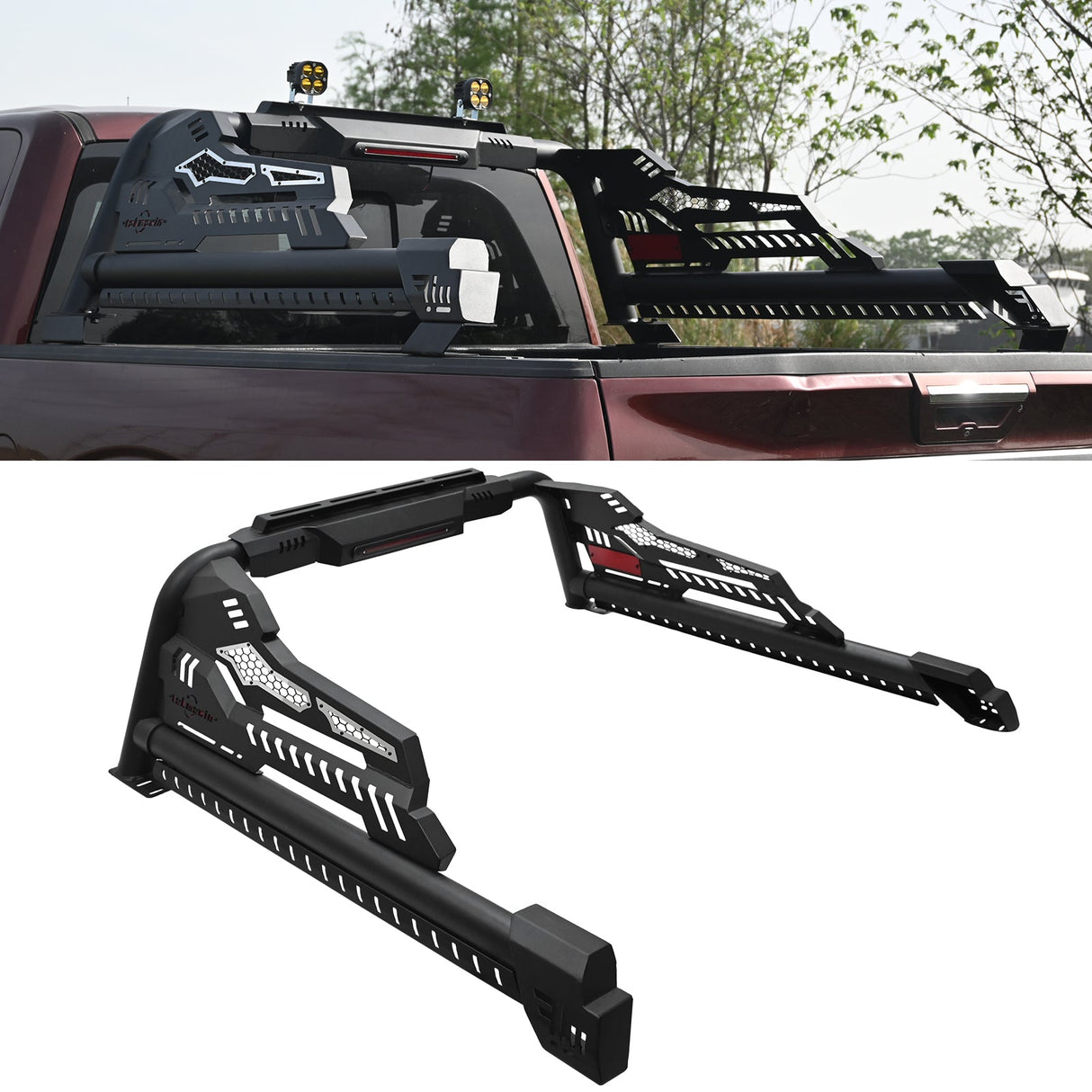 Universal Truck Bed Roll Bar, Steel Chase Rack Sport Bar