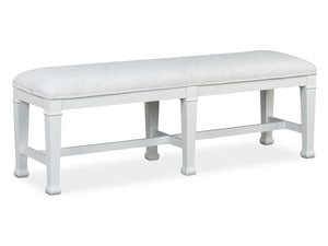 Kingston - Bench - Whisper White And Cerused Nutmeg