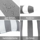 2 Pack Outdoor Throw Pillows (18x18 Inch)