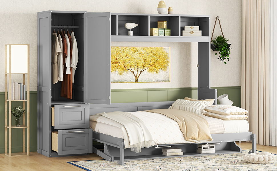 Murphy Wall Bed With Closet And Drawers