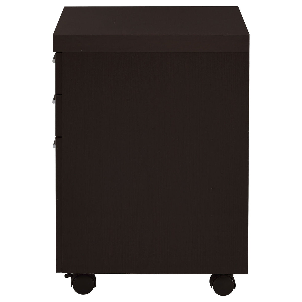 3 Drawer File Cabinetб Compact Office Storage For Home - Brown