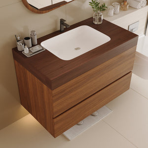 29.9" Modern Floating Bathroom Vanity