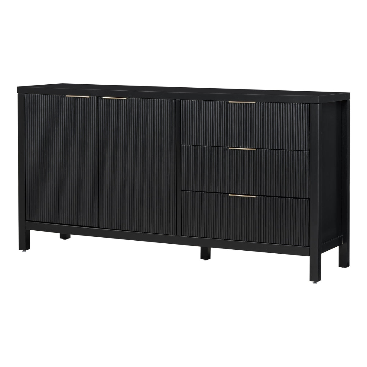 Fluted Sideboard Cabinet