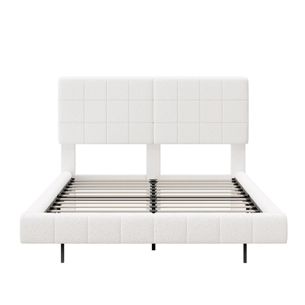 Floating Bed With Light, Soft Touch Surface