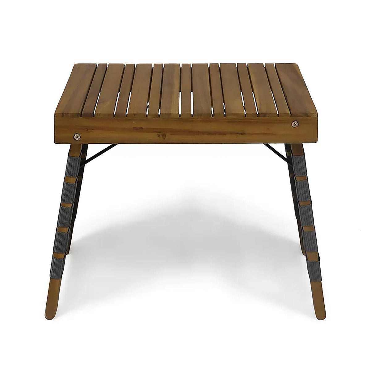 Kayla Outdoor Foldable 2 Seater Chat Set - Brown Gray