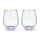 Starlight-stemless-wine-glass-set-by-twine®-Wine-Glasses