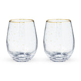 Starlight-stemless-wine-glass-set-by-twine®-Wine-Glasses