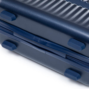 ABS Spinner Luggage Set with Combination Lock - Navy