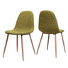 Elegant Dining Chair Set With Fabric