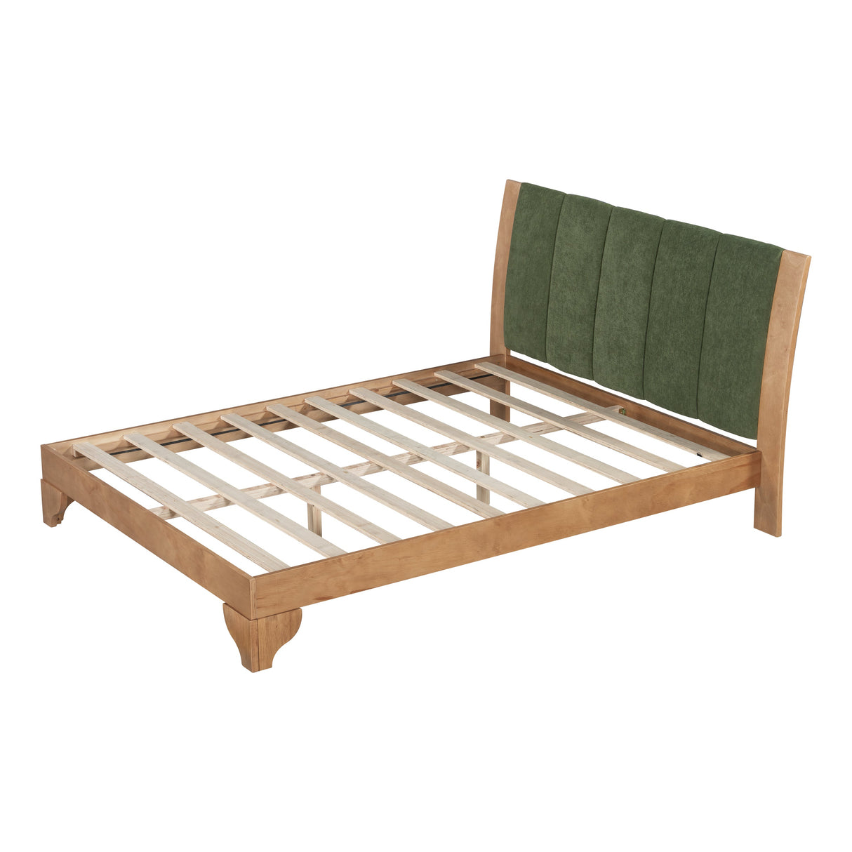 Premium Pine Wood Queen Bed Frame with Headboard
