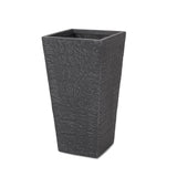 Classic gray magnesium oxide planter