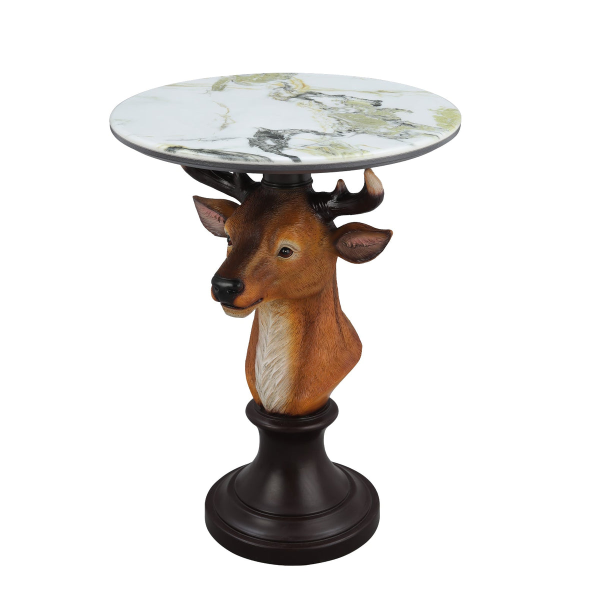 Deer Head Accent Table