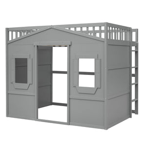 House Loft Bed With Ladder