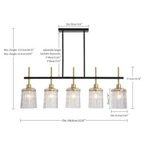 Modern Farmhouse 5-Light Dining Room Chandelier