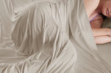 BedGear Dri-Tec Sheet Set, Beige, Split Head Cal King