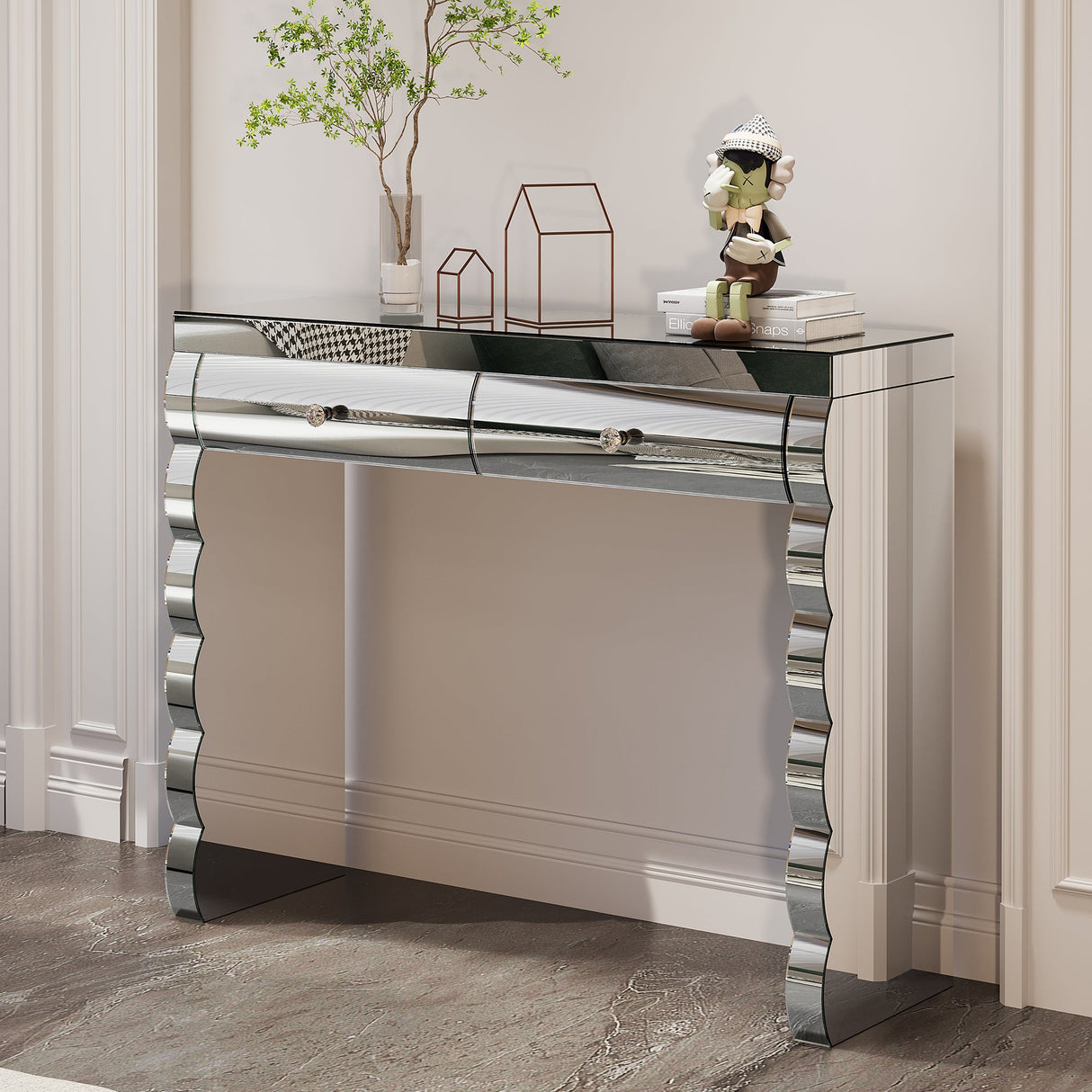 Mirror Console Table