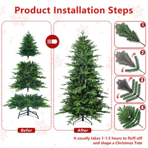 4FT Green PVC and PE Christmas Tree with 919 Tips