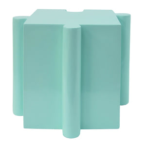 3-Piece Artistic Puzzle Table Set with Modular Interlocking Design