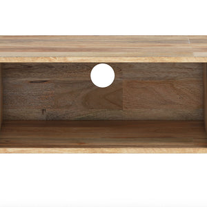 Hunter - Handcrafted TV Media Stand - Natural