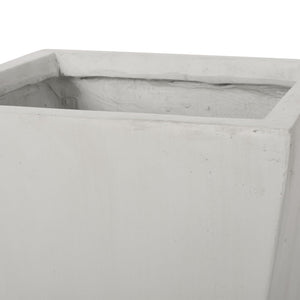 Outdoor Modern Cast Stone Planter