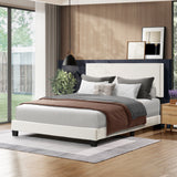Luma Linen Upholstered Platform Bed