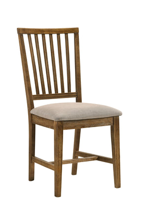 Wallace II Side Chair (Set of 2) - Oak / Tan