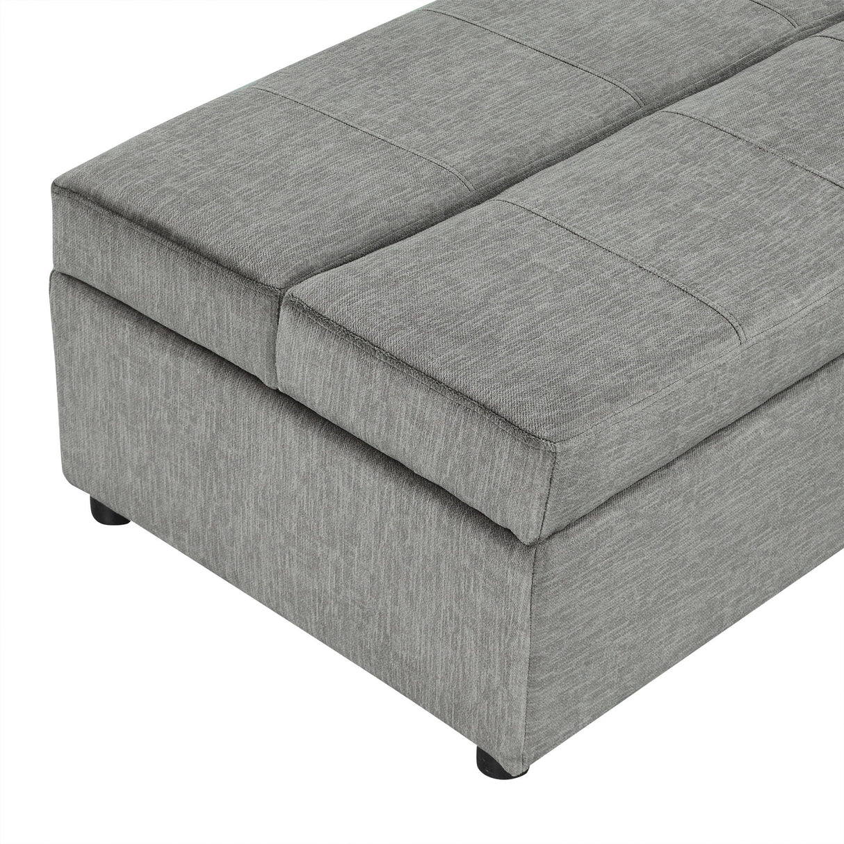 Twin Size Folding Ottoman Sleeper Bed With Mattress Convertible Guest Bed