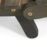 Lahaina foldable outdoor chaise lounge, grey