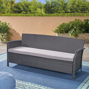 St Lucia Three-Seater Outdoor Woven Sofa