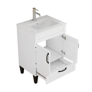 24-Inch Bathroom Vanity With Sink Combo
