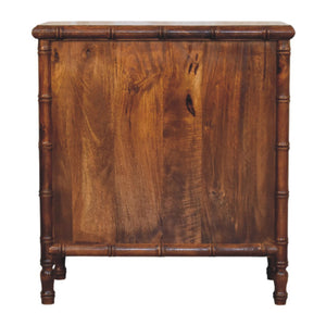 Solid Wood Bamboo 3 Drawer Chest