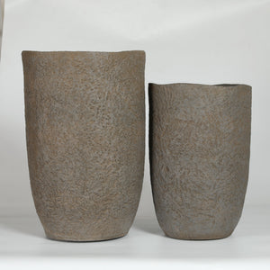 Round Concrete Planter Set of 2
