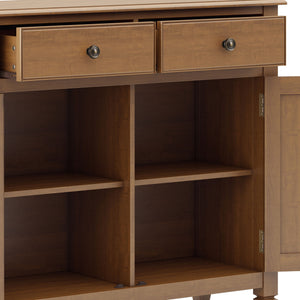 Connaught Handcrafted Entryway Storage Cabinet with Adjustable Shelves - Multiple Colors