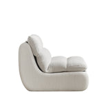 Modern Compressed Lounge Chair with Ottoman