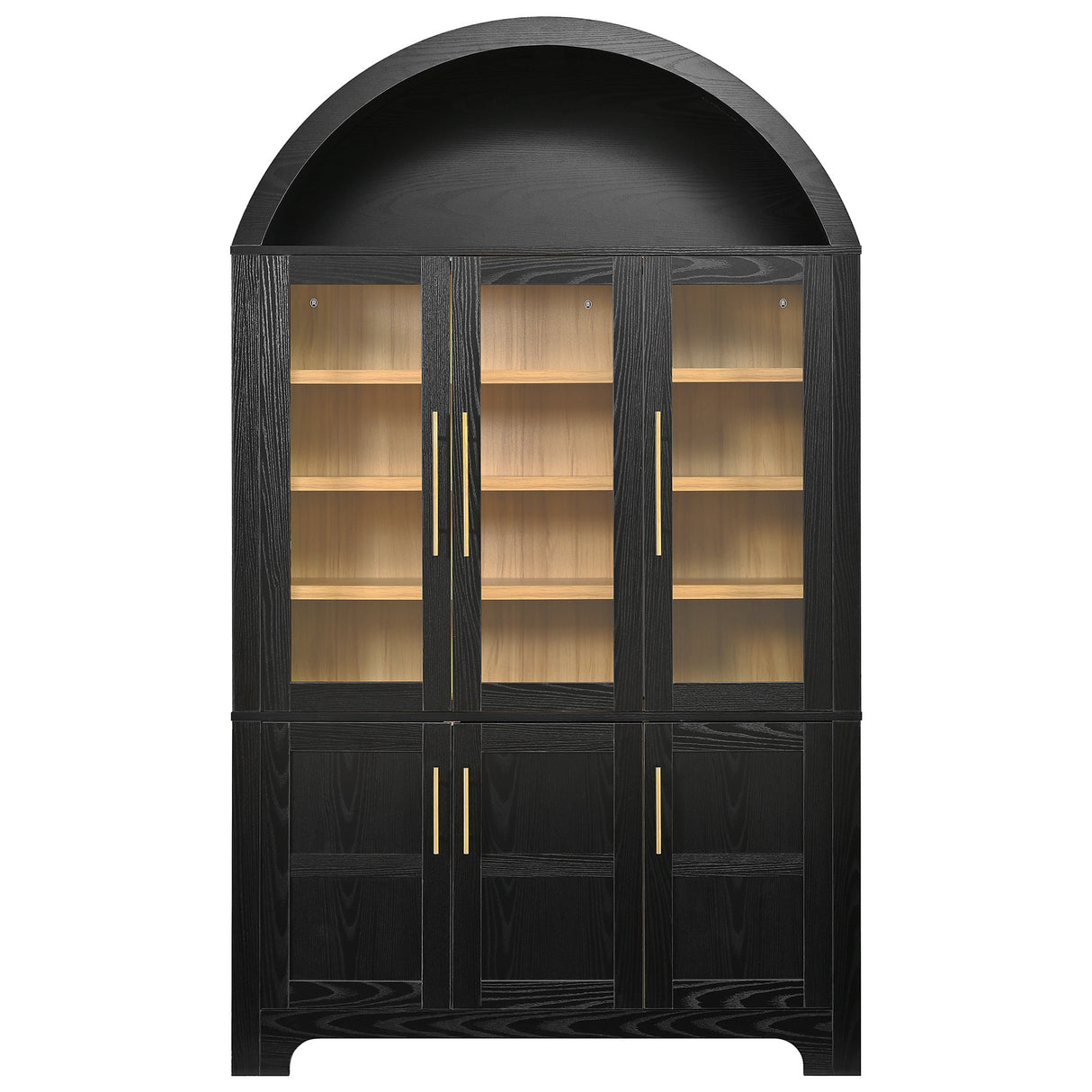 K&K 73" Tall Arched Kitchen Pantry