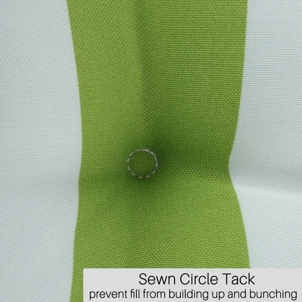 2-Piece High Back Chair Cushion Set, Tufted Patio or Rocking Chair Cushions