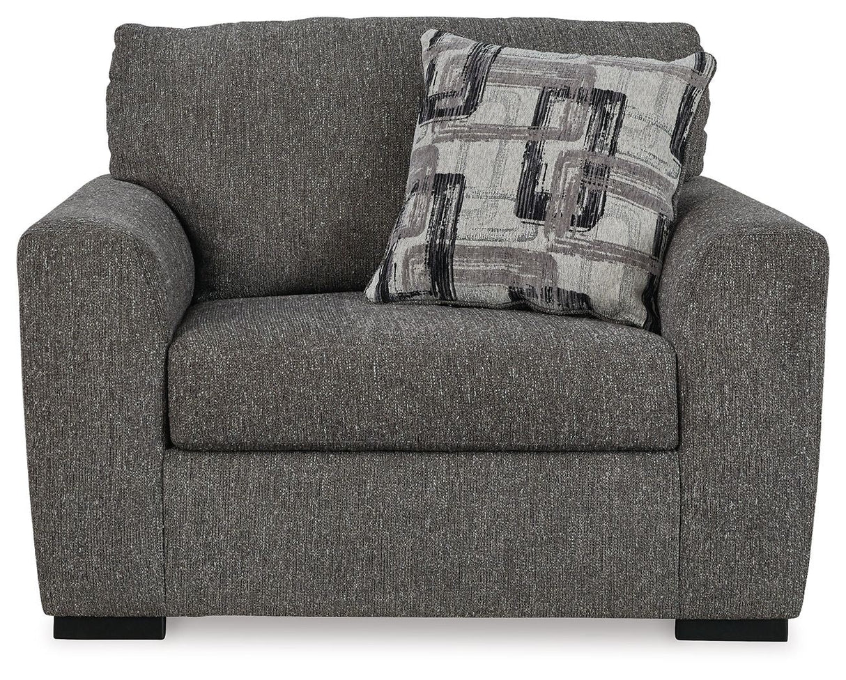 Gardiner - Chair And A Half - Pewter