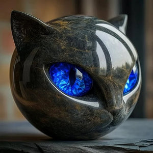 Cat Head Decorative Sculpture